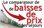 Comparateur de baisses de prix des voyages