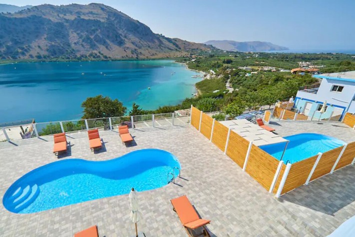 voir les prix pour Gorgeous Lake Kournas Villa Brand New Private Pool