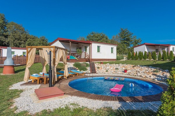 Holiday house with private pool No.8 in holiday park Jelovci