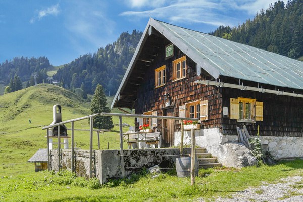 Mountain Cottage "Jaudenalm" in Ideal Location with Mountain View and Connection to Ski Lifts