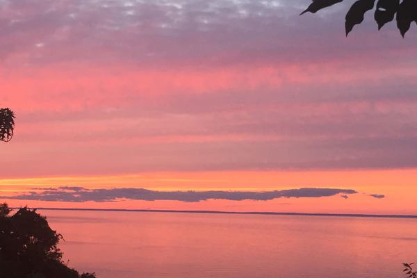 Steps from the beach, enjoy beautiful sunsets over the Long Island Sound.