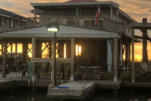 Bayouside fishing camp with private launch