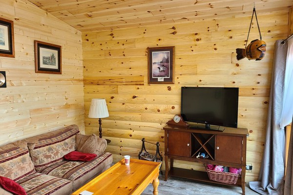 Beautiful 2 bedroom new log cabin with luxury amenities