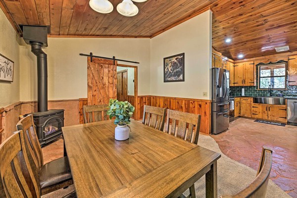 NEW! Expansive Family Cabin w/ 2 Decks & Game Room