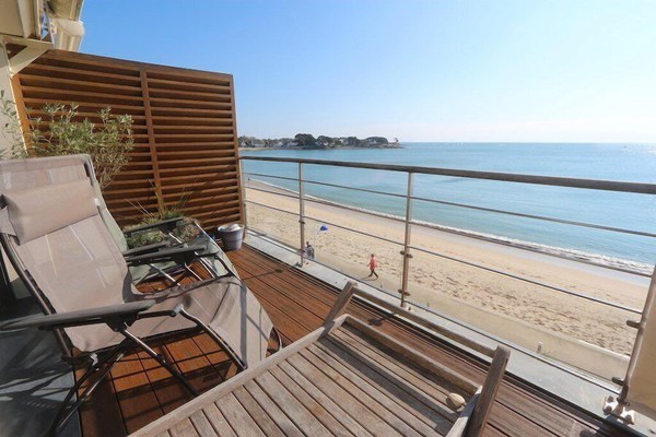 Appartement BENODET avec vue imprenable sur l'océan et accès plage, 2 chambres 
