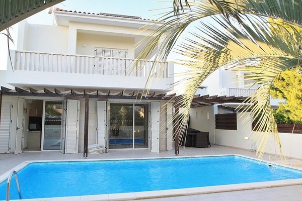Family Villa with private pool at Larnaca Bay Resort, Pyla