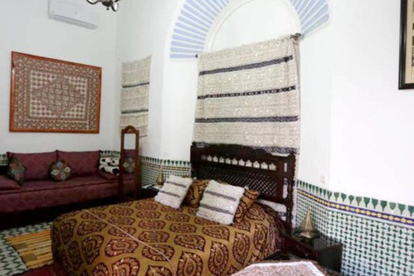 One bedroom appartement with enclosed garden and wifi at Fes