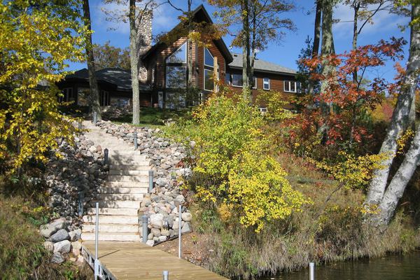Northwoods Luxury Home on Peaceful Little Arbor Vitae Lake