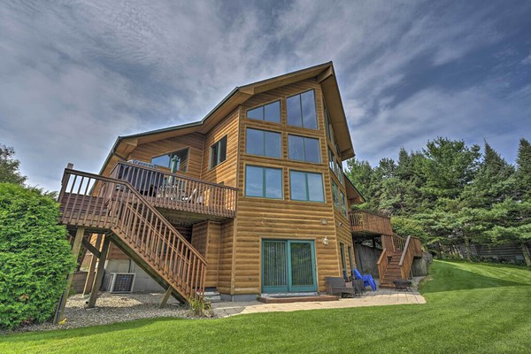 NEW! Upscale Waterfront Cabin: Private Dock & More