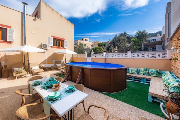 Maison de vacances exclusive Casa Hermosa avec piscine, terrasse, climatisation et WiFi ; parking dans la rue