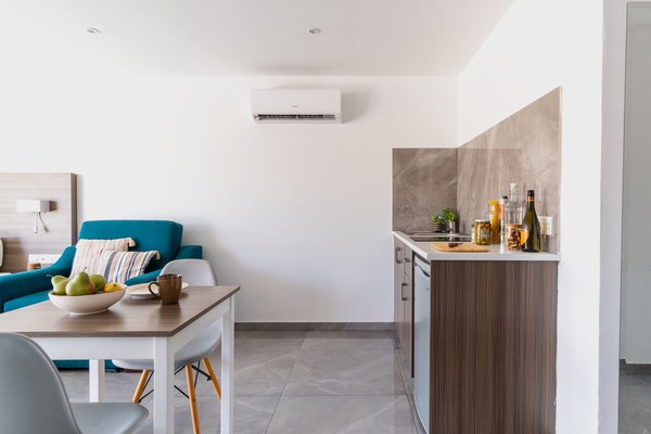 Cozy vacation apartment for three in sunny Ayia Napa. All yours.