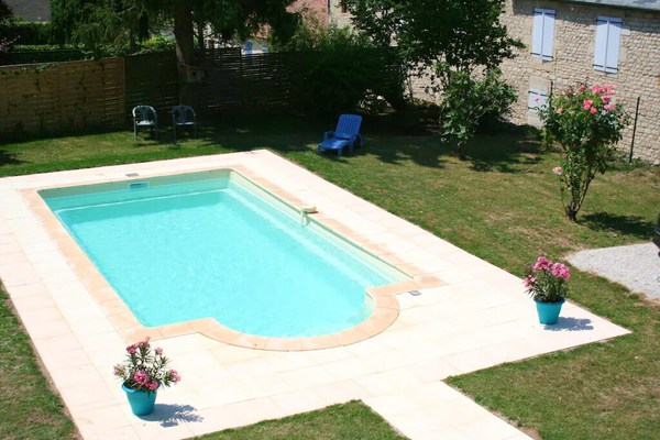 3 bedrooms villa with private pool, enclosed garden and wifi at Montfaucon