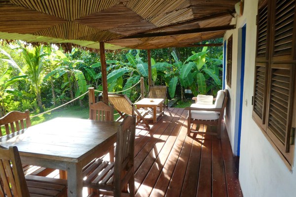 2 bedrooms bungalow with sea view, shared pool and enclosed garden at Andilana