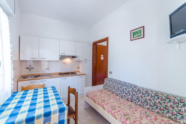Calligher two-room flat in quite location in the heart of Bibione