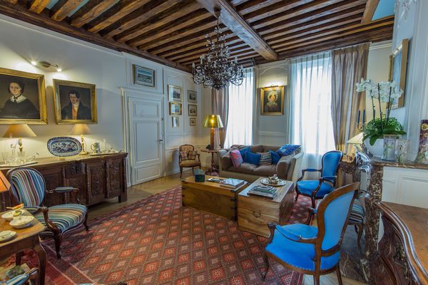 This 10th Century home sits in an exceptional setting in the center of Orléans