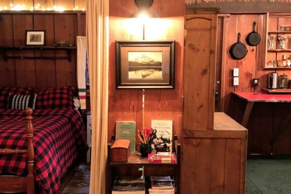 Cozy up in historic Cedarwood Cabin