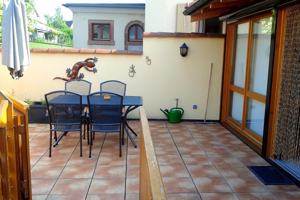 2 bedrooms appartement with enclosed garden and wifi at Beblenheim