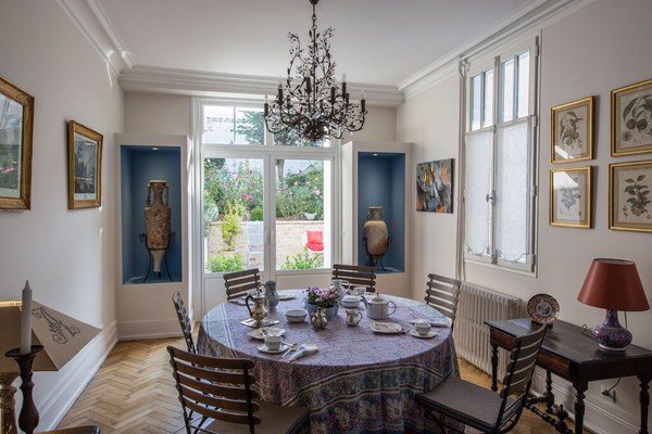 This 10th Century home sits in an extraordinary setting in the center of Orléans
