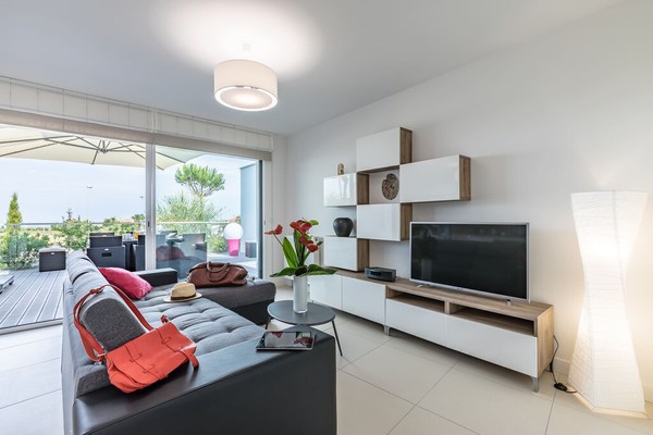 Beautiful 2 bedroom flat, rooftop, parkings and sea view in Anglet
