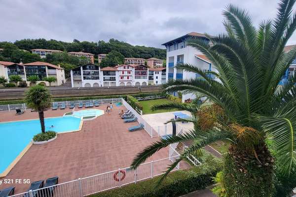 Ciboure Socoa, appartement 3 pièces en duplex équipé 4 personnes