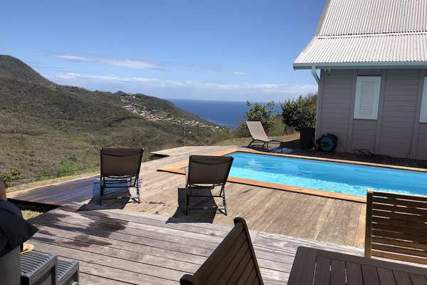2 Lodges Créole Piscine Jacuzzi Vue Mer des Caraïbes Anses d'Arlet